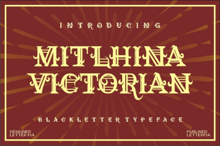 Mitlhina Victorian Font Download