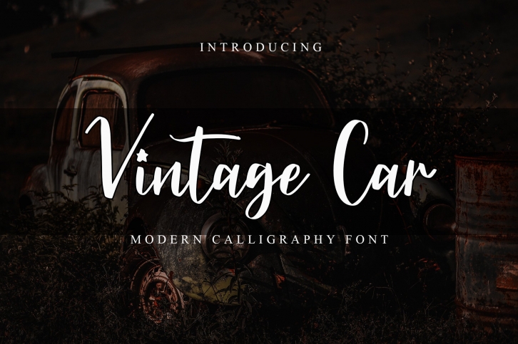 Vintage Car Font Download