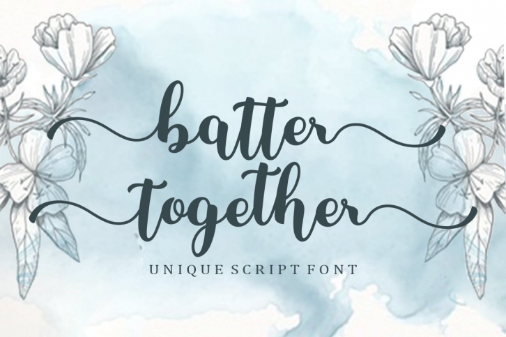 Batter Together Font Download