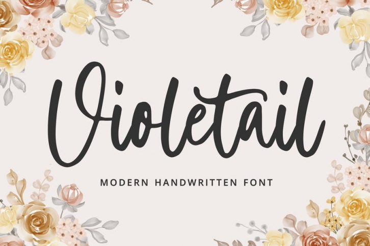 Violetail Script Font YH Font Download