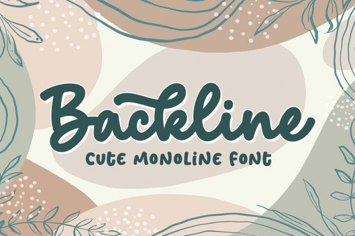 Backline Cute Script Font Font Download