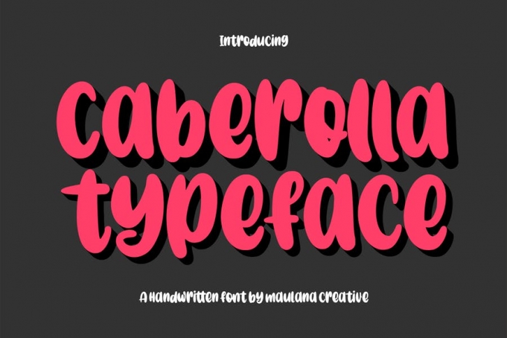 Caberolla Handwritten Font Font Download