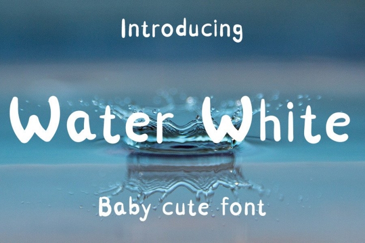 Water White Font Download