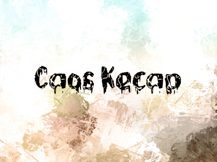 C Caos Kecap Font Download