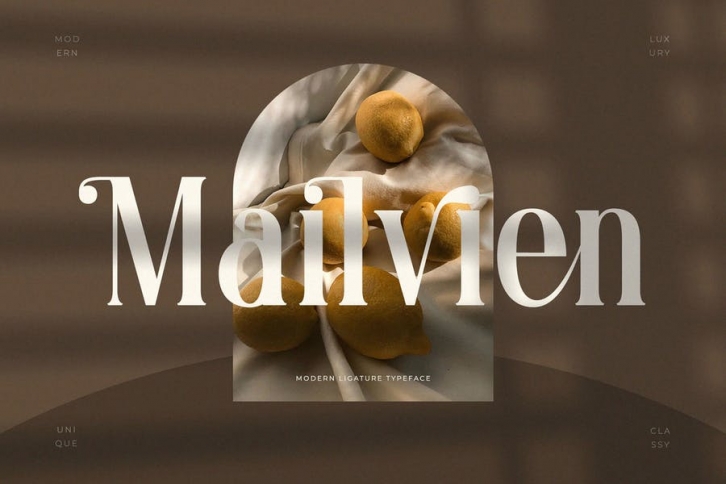 Mailvien - Modern Ligature Typeface Font Download