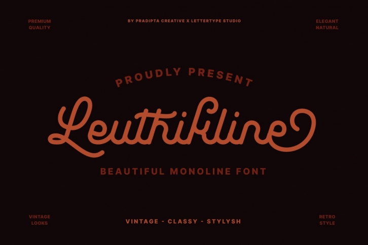 Leuthikline Font Download