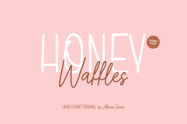 Honey Waffles Duo Font Download