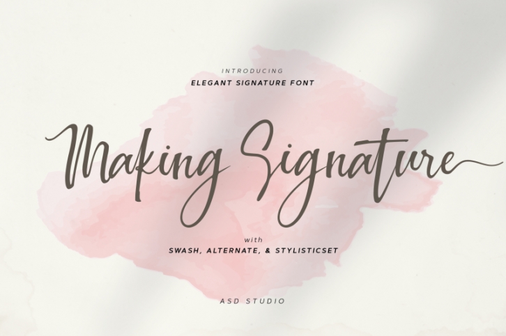 Making Signature Font Download