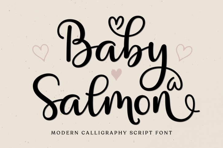 Baby Salmon Script Font Download