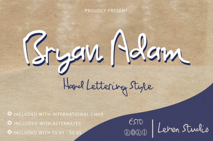 Bryan Adam Font Download