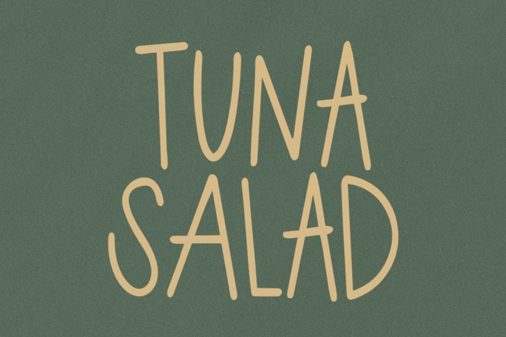 Tuna Salad Font Download