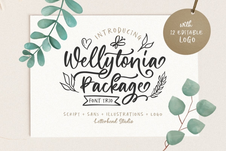 Wellytonia Package Font Download