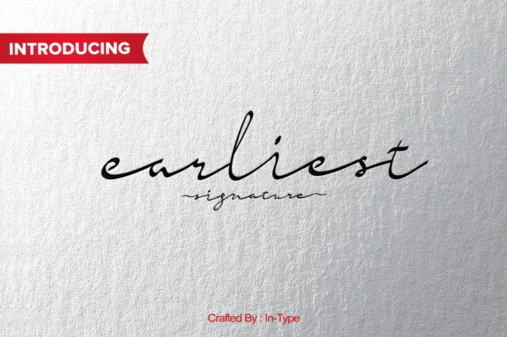 Earliest Signature Font Download