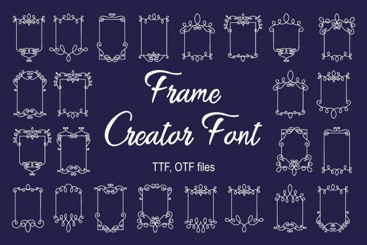 Frame Creator Font Download