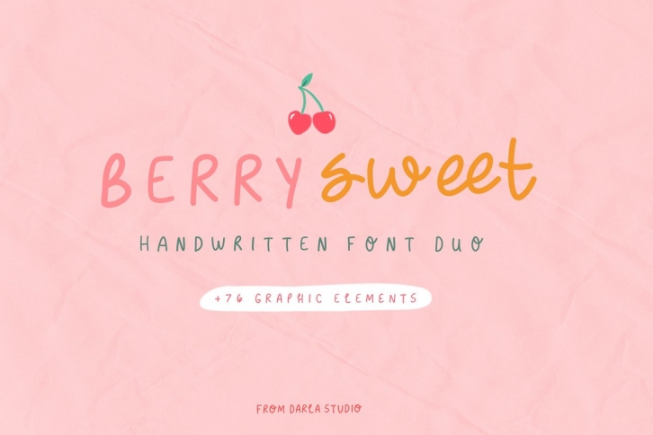 Berry Sweet Handwritten Duo Font Download
