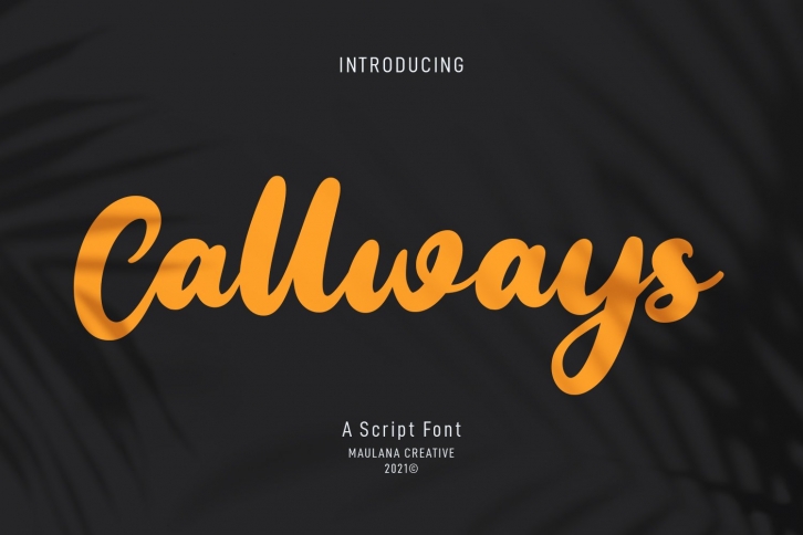 Callways Script Font Download