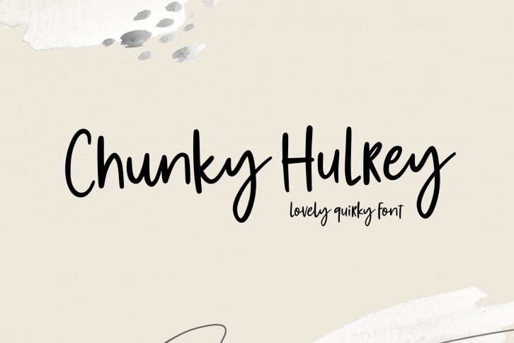 Chunky Hulrey Font Download