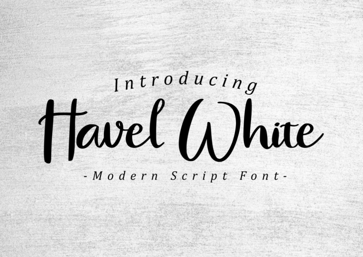 Havel White Font Download