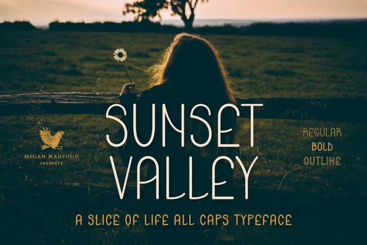 Sunset Valley Typeface Font Download