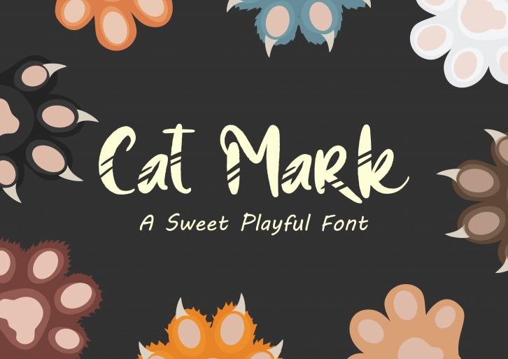 Cat Mark Font Download