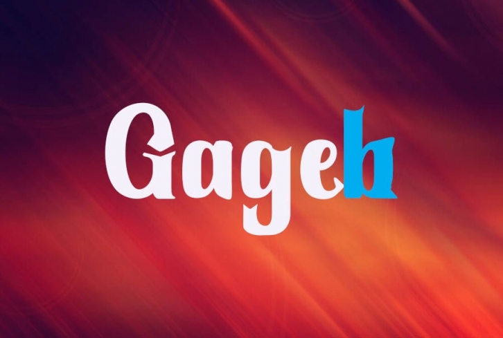 Gageb Font Download