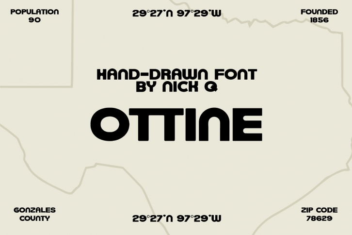 Ottine Hand Drawn Font Download