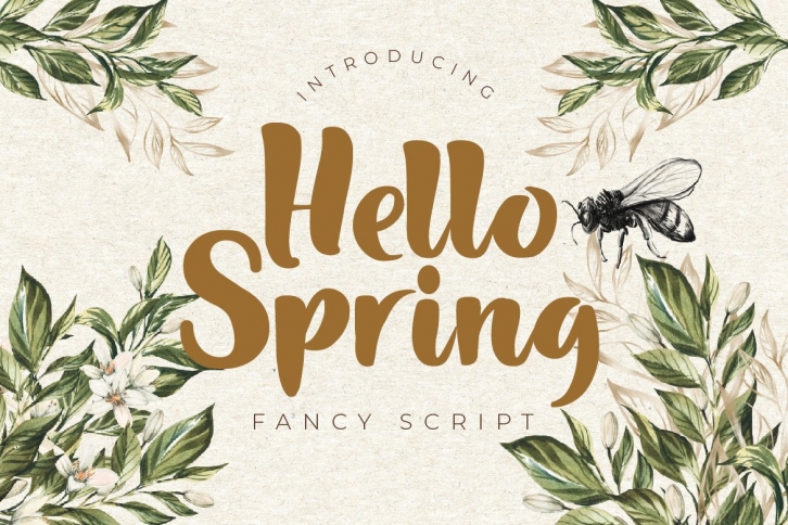 Hello Spring Font Download