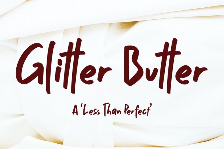 Glitter Butter Font Download