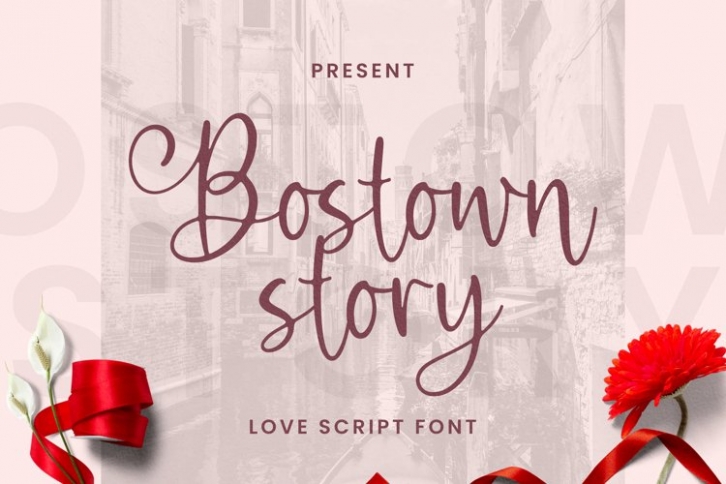 Bostown Story Font Download