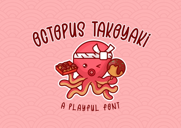 Octopus Takoyaki Font Download