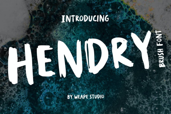 Hendry - Brush Font Font Download