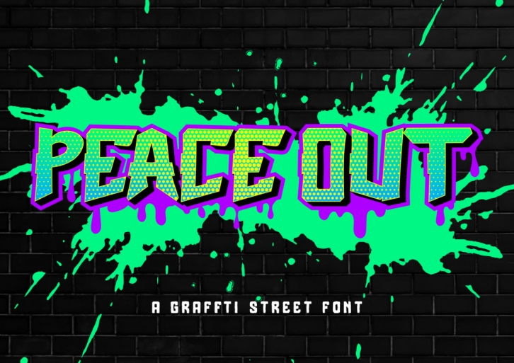 Peace out Font Download
