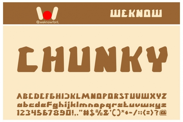 Chunky Font Download