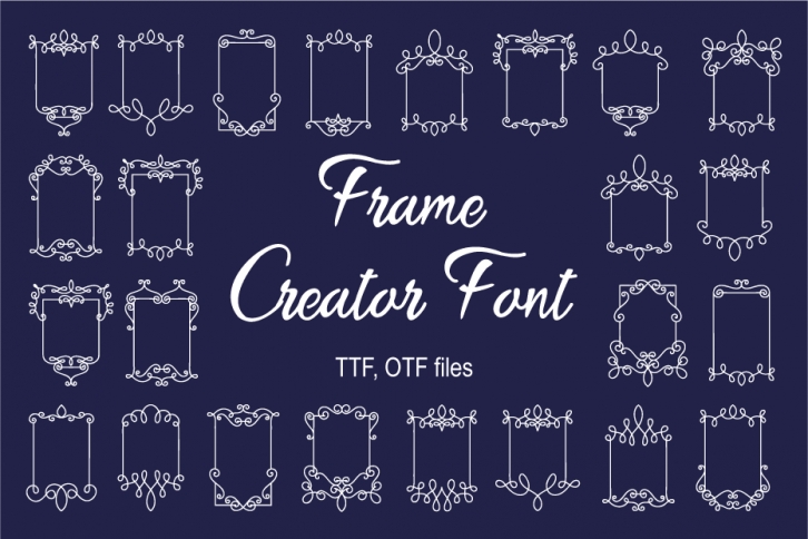 Frame Creator Font Download