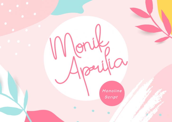 Monik Aprilia Font Download