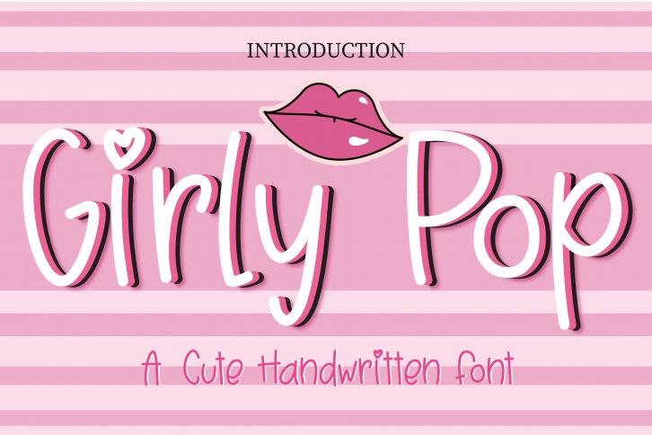 Girly Pop Font Download