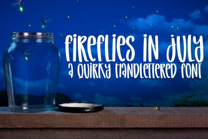 Fireflies in July Font Download
