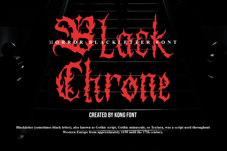 Black Chrone Font Download
