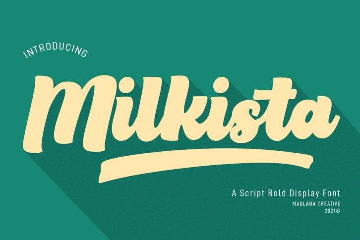 Milkista Script Bold Display Font Font Download