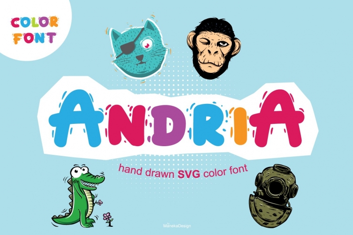 Andria SVG Color Font Download