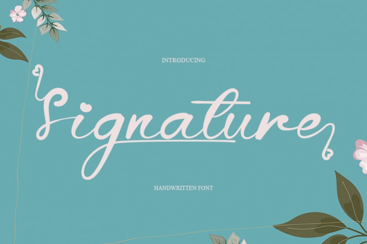 Signature Font Download