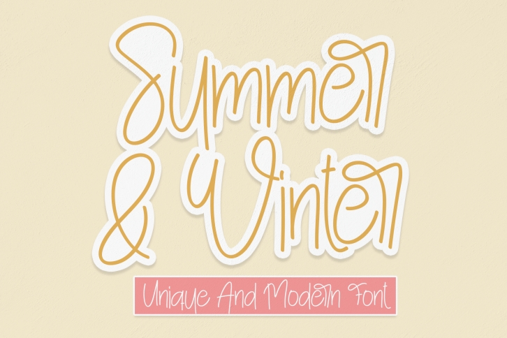 Summer and Winter Font Download