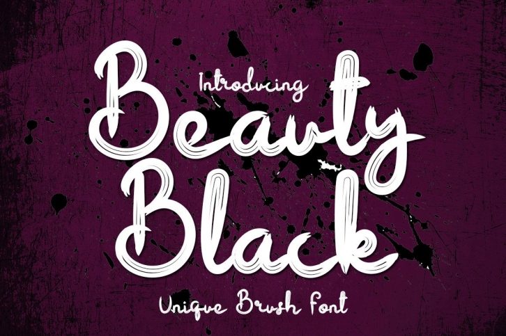 Beauty Black Font Download