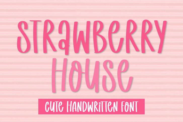 Strawberry House Font Download