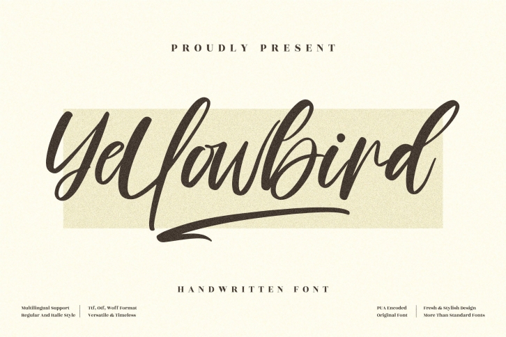 Yellowbird Font Download
