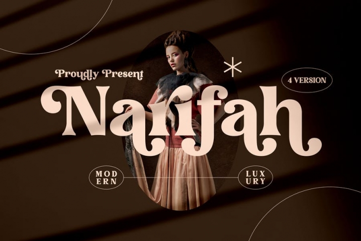 Narifah Modern Serif Font LS Font Download