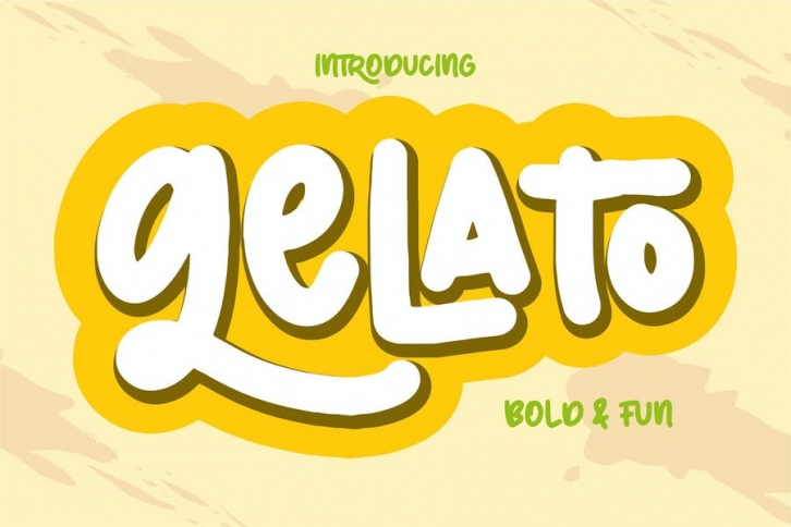 Gelato | Bold & Fun Font Font Download