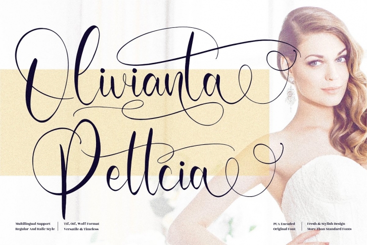 Olivianta Pettcia Beautiful Script Font Download
