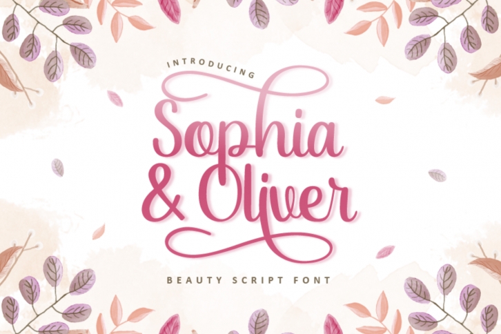 Sophia  Oliver Font Download