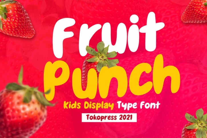 Fruit Punch - Kids Font Font Download